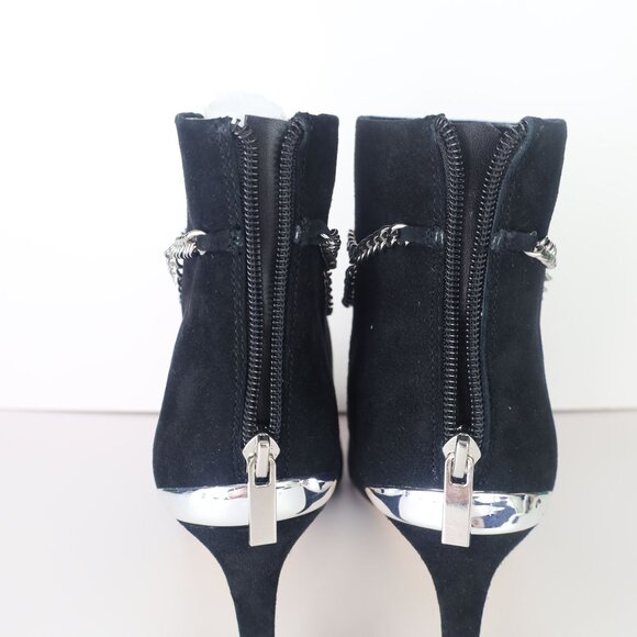 BCBGeneration Womens Midlan Suede Zipper Ankle Boots Black 10 Medium (B M)- 0054 - Picture 12 of 16